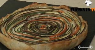 Cotto e mangiato - Torta salata a spirale ricetta Tessa Gelisio