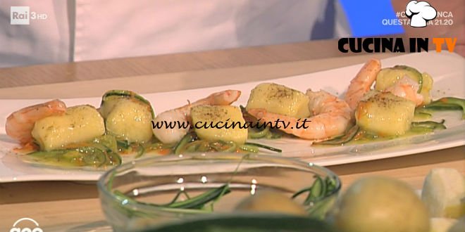 Geo - ricetta Gnocchi al limone con zucchine e mazzancolle di Beppe Maffioli