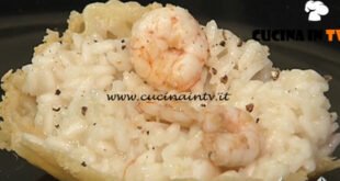 Cotto e mangiato - Risotto con prosecco e gamberetti rosa ricetta Tessa Gelisio