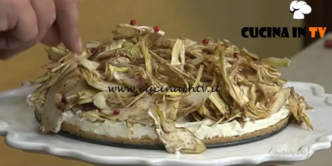 Cotto e mangiato - Cheesecake salata ai carciofi ricetta Andrea Mainardi