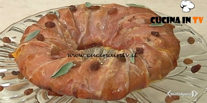 Cotto e mangiato - Ciambella speck zucca e gorgonzola ricetta Tessa Gelisio