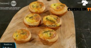 Mini quiches ricetta Enrica Della Martira da Pane Olio e Fantasia