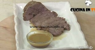 Cotto e mangiato - Arrosto con salsina al limone ricetta Tessa Gelisio