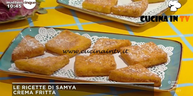 Mattino Cinque - ricetta Crema fritta di Samya