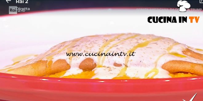 Detto Fatto - ricetta Crepes soufflè su crema di carote e formaggio di Cesare Marretti