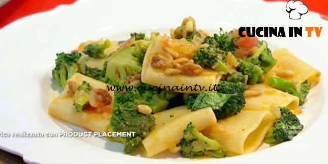 Mattino Cinque - ricetta Paccheri con broccoli e acciughe di Samya