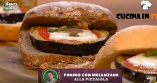 Senti chi mangia - Panino con melanzane alla pizzaiola ricetta Felix Lo Basso