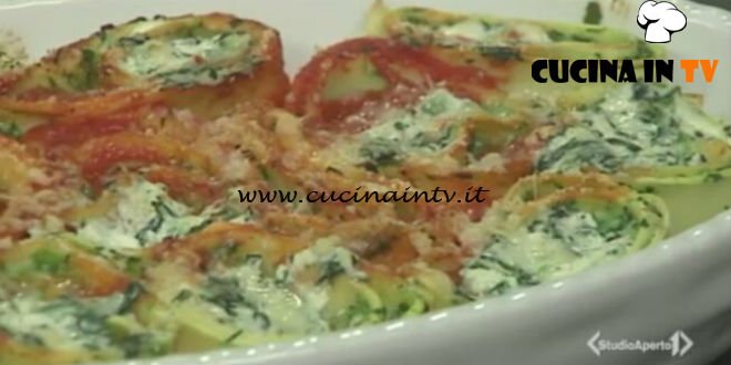 Cotto e mangiato - Rotolo di ricotta e spinaci ricetta Tessa Gelisio