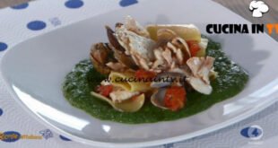 Ricette all'italiana - ricetta Paccheri con cime di rapa ricciola e vongole di Anna Moroni