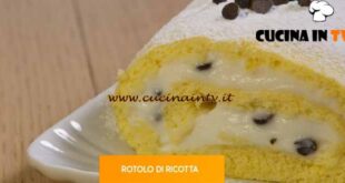 Giusina in cucina | Rotolo di ricotta ricetta Giusina Battaglia
