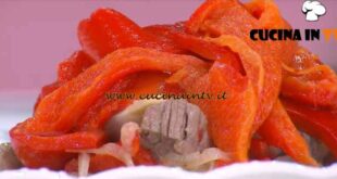 È sempre mezzogiorno - ricetta Bocconcini con peperoni in agrodolce di Ivano Ricchebono