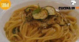 La cucina di Sonia - ricetta Spaghetti alla nerano di Sonia Peronaci
