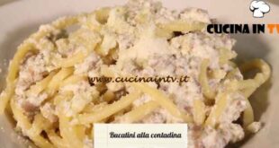 Le ricette del convento - ricetta Bucatini alla contadina