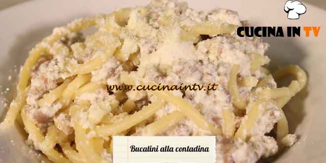 Le ricette del convento - ricetta Bucatini alla contadina