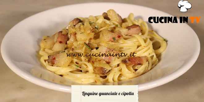 Le ricette del convento - ricetta Linguine guanciale e cipolla