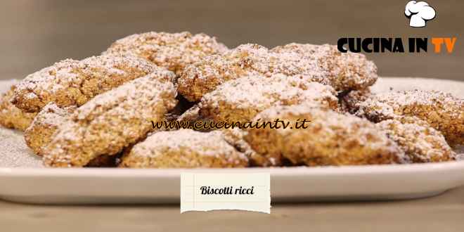 Le ricette del convento - ricetta Biscotti ricci