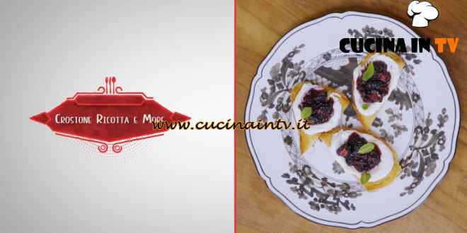 Cooker Girl - ricetta Crostone ricotta e more di Aurora Cavallo