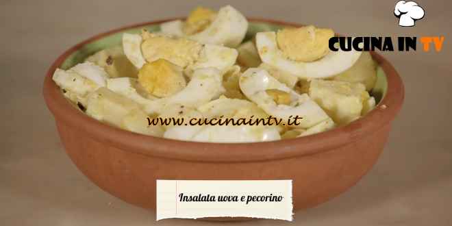 Le ricette del convento - ricetta Insalata uova e pecorino