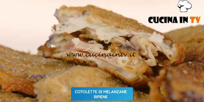 Giusina in cucina - ricetta Cotolette di melanzane ripiene di Giusina Battaglia