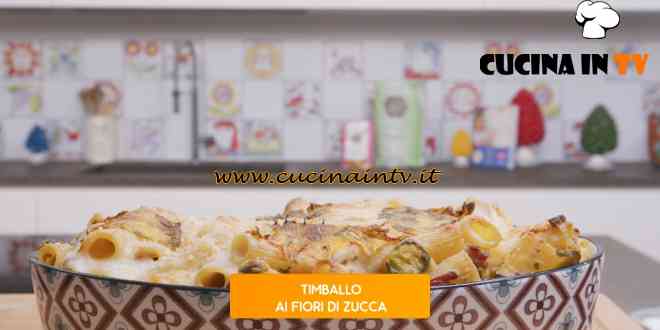 Giusina in cucina - ricetta Timballo ai fiori di zucca di Giusina Battaglia