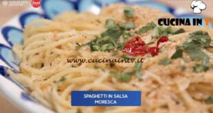 Giusina in cucina - ricetta Spaghetti in salsa moresca di Giusina Battaglia