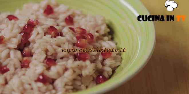 Fatto in casa per voi - ricetta Risotto alla melagrana di Benedetta Rossi