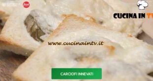 Giusina in cucina - ricetta Carciofi innevati di Giusina Battaglia