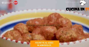 Giusina in cucina - ricetta Polpette al sugo in agrodolce di Giusina Battaglia