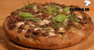 Nel forno di casa tua - ricetta Pizza alla boscaiola di Fulvio Marino