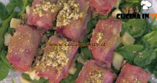 È sempre mezzogiorno | Involtini di mortadella al forno ricetta Giusina Battaglia