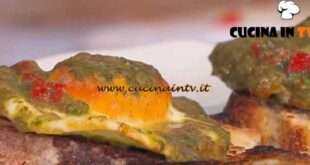 È sempre mezzogiorno | Uova in bagnetto verde ricetta Daniele Persegani