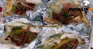 È sempre mezzogiorno | Patate al cartoccio con uova e speck ricetta Barbara De Nigris