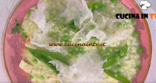È sempre mezzogiorno | Risotto alla crema di piselli ricetta Sergio Barzetti