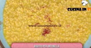 È sempre mezzogiorno | Risotto per Antonella ricetta Daniele Persegani
