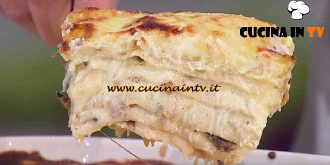 È sempre mezzogiorno | Lasagna alla mornay e funghi ricetta Daniele Persegani