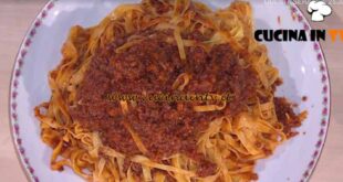 È sempre mezzogiorno | Tagliolini al ragù ricetta Daniele Persegani