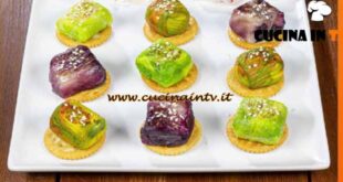 In cucina con Luca Pappagallo | Involtini di verdure e formaggio alla piastra ricetta Luca Pappagallo