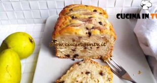 Plumcake yogurt e pere ricetta Cucina Botanica testata da noi
