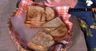 È sempre mezzogiorno | Toast del lunedì ricetta Fulvio Marino