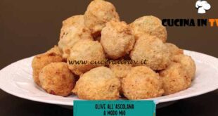 In cucina con Marisa | Olive all'ascolana a modo mio ricetta Marisa Passera
