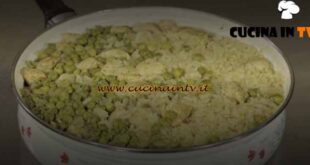 La cucina delle monache | Riso coperto con pollo e piselli