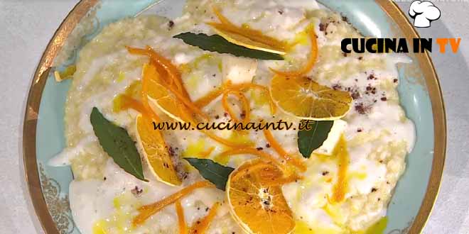 È sempre mezzogiorno | Risotto arance e taleggio ricetta Sergio Barzetti