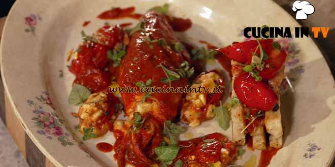 Le ricette delle feste di Peppe Guida | Calamaro farcito con patate alla pizzaiola ricetta Peppe Guida