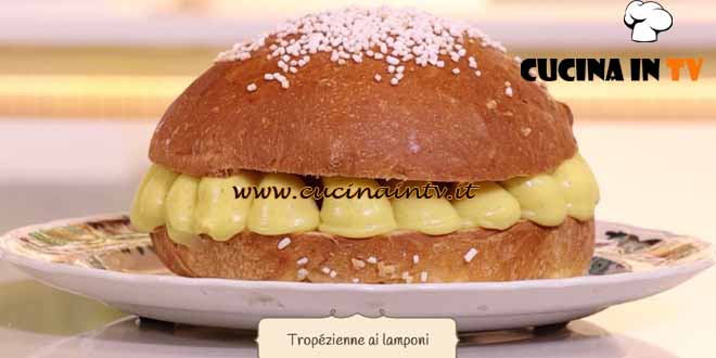 A tavola con Lorenzon | Tropeziénne ai lamponi ricetta Antonio Lorenzon