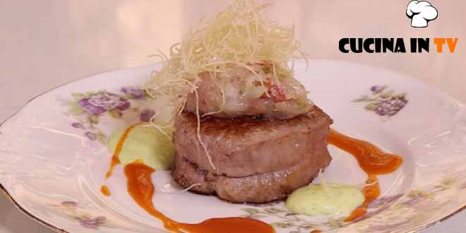 A tavola con Lorenzon |Filetto alla mela verde ricetta Antonio Lorenzon