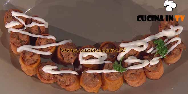 È sempre mezzogiorno | Cannoli di polenta fritti ricetta Andrea Mainardi