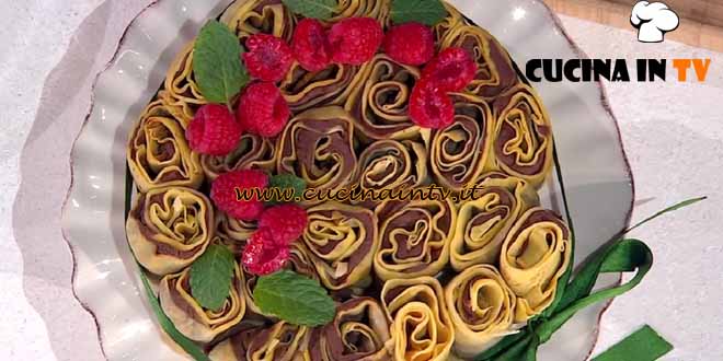 È sempre mezzogiorno | Crespelle mele e cioccolato ricetta Natalia Cattelani