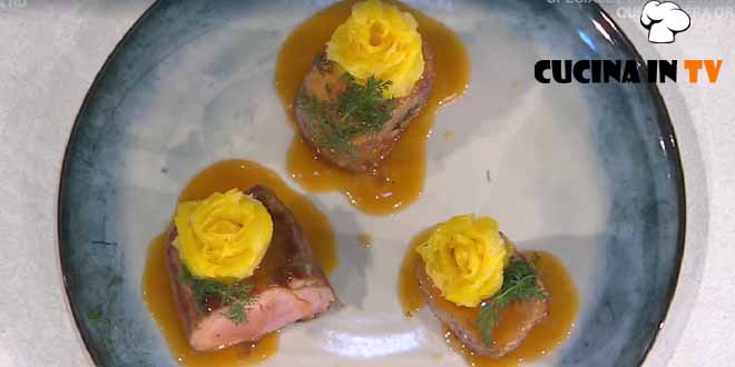 È sempre mezzogiorno | Filetto di maiale all'ananas ricetta Enrico Croatti