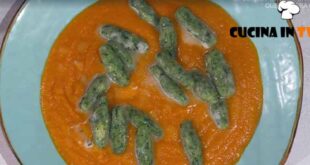 È sempre mezzogiorno | Gnocchetti di pane su crema di zucca ricetta Fabio Potenzano