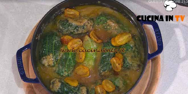 È sempre mezzogiorno | Involtini di verza filanti ricetta Antonella Ricci